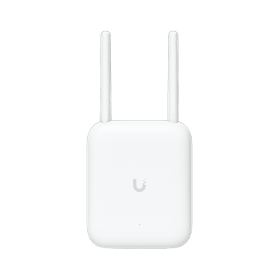 Access Point UniFi WiFi U7 Outdoor WiFi 7 802.11be Doble Banda, MU-MIMO 2x2 en Cada Banda, Puerto de 2.5 GbE, Antena Sectorial Integrada de 90° en 2.4 GHz y 45° en 5 GHz, Conectores para Antenas Omnidireccionales (incluidas), No Incluye Inyector P