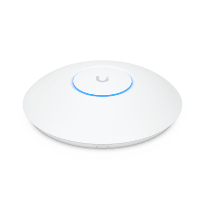 Access Point UniFi WiFi 7 Pro / Soporta 6 GHz / para Interior en Techo o Pared / 6 streams / MU-MIMO 2x2 en cada banda (2.4/5/6 GHz) / Multi-Link Operation /  Puerto 2.5 GbE. NO incluye POE+