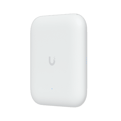 Access Point UniFi WiFi U7 Outdoor WiFi 7 802.11be Doble Banda, MU-MIMO 2x2 en Cada Banda, Puerto de 2.5 GbE, Antena Sectorial Integrada de 90° en 2.4 GHz y 45° en 5 GHz, Conectores para Antenas Omnidireccionales (incluidas), No Incluye Inyector P