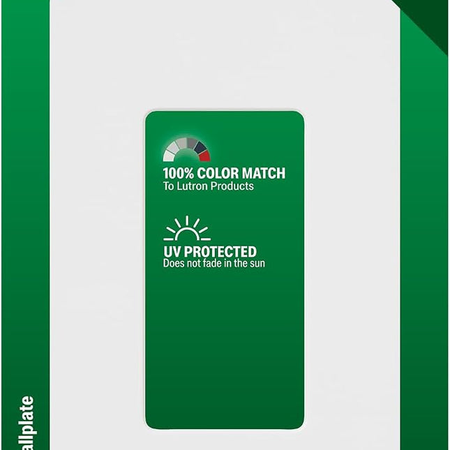 Lutron CW1WH | Placa Claro 1 Gang blanca