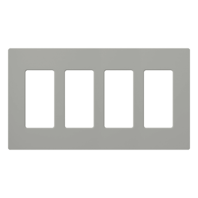 Lutron Caséta CW4-GR | Placa de pared Claro 4 espacios