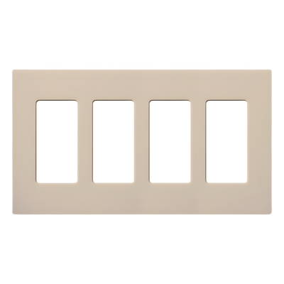 Lutron Claro SC4TP | Placa de Pared Decorativa 4 Espacios
