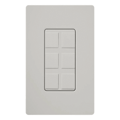 Lutron Claro SC6PFPD | Marco de pared 6 puertos modulares