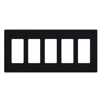 Lutron Claro SC5MN | Placa de pared 5 espacios