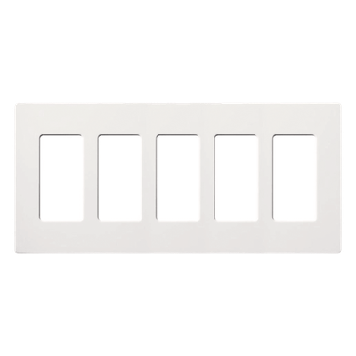 Lutron Maestro SC-5-SW | Placa de pared 5 espacios