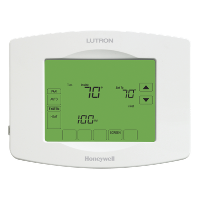 Lutron RadioRA 2 LRHWLVHVAC | Termostato inalámbrico TouchPRO Wireless 24 V~