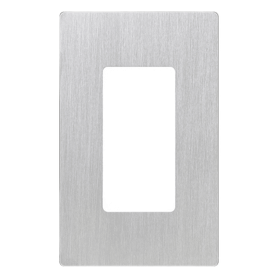 Lutron Claro CW1SS | Placa de Pared Screwless 1 Espacio