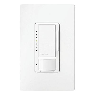 Lutron Maestro MSCLOP153MWH | Atenuador de Pared con Sensor de Ocupación y Vacancia 120 V