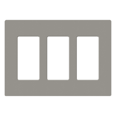 Lutron Claro SC3CS | Placa de pared Claro 3 espacios (3-gang)