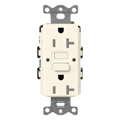 Lutron Claro SCR15GFSTBI | Receptáculo GFCI 15 A