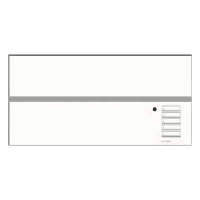 Lutron RadioRA 2 QSGRJ6PWH | Controlador de iluminación de 6 zonas 120 V o 220-240 V