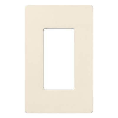 Lutron Claro SC-1-BI | Placa de Pared 1 Espacio