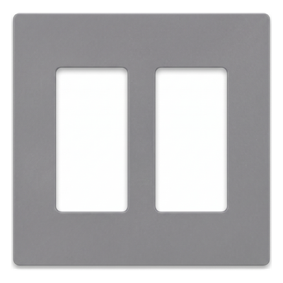 Lutron Claro CW2GR | Placa de Pared 2 Espacios
