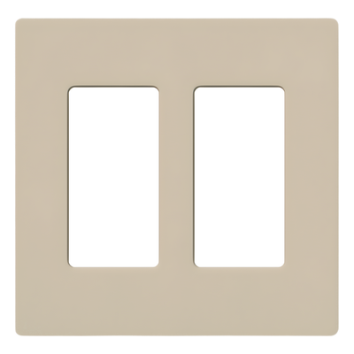 Lutron Claro SC2TP | Placa de Pared 2 Espacios