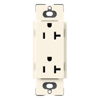 Lutron Claro SCR20BI | Contacto Dúplex de Pared 20 A