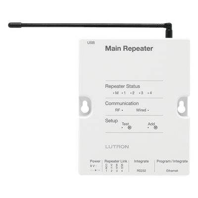 Lutron RadioRA 2 RRMAINREP | Repetidor principal RadioRA 2 434 MHz