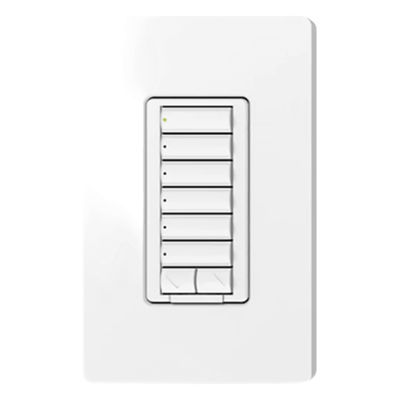Lutron RadioRA 2 RRDW6BRLTP | Botonera de pared seeTouch 6 botones + subir