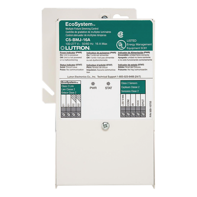 Lutron EcoSystem C5BMJ16A | Módulo de atenuación EcoSystem 16 A Softswitch