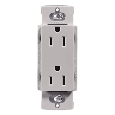 Lutron Claro CAR15GRS | Contacto Dúplex de Pared 15 A