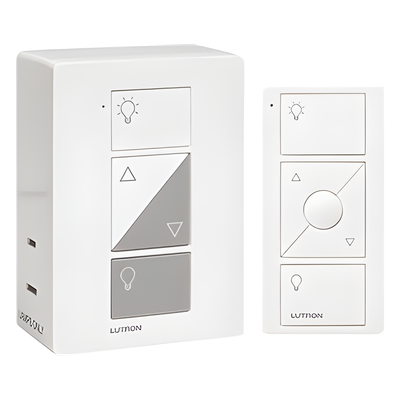 Lutron Caséta PPKG1PWH | Kit Dimmer de Clavija + Pico
