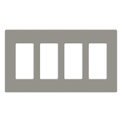 Lutron Claro SC4CS | Placa de pared Claro 4 espacios (4-gang)
