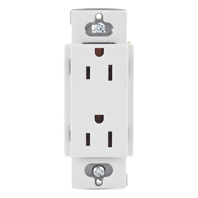 Lutron Claro SCR15SWL | Tomacorriente Dúplex 15 A