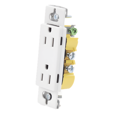 Lutron Claro SCR15SWL | Tomacorriente Dúplex 15 A