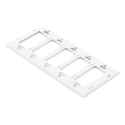 Lutron Claro CW5WH | Placa de Pared Decorativa 5 Espacios