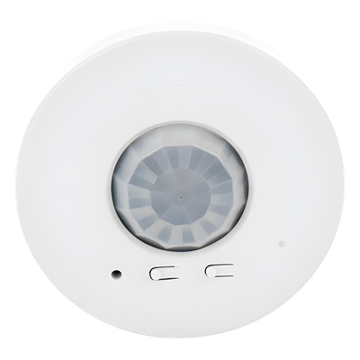 LRF2OCR2BPWH Sensor Lutron de Ocupación Inalámbrico de Techo / PIR 360° / Cobertura 30.2 a 62.4 m² (324 a 676 ft²) / RF 18 m (59 ft) / Batería CR123 / 10 Años de Duración