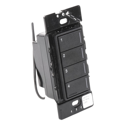 Lutron Sunnata RRSTW4BMN | Teclado 4 botones | Medianoche