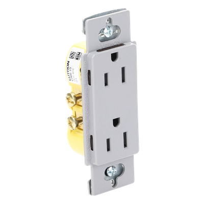 Lutron Claro CAR15GRS | Contacto Dúplex de Pared 15 A